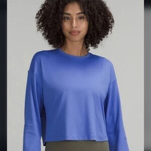 Lululemon Abrasion Resistant Training Long Sleeve Shirt Wild Indigo